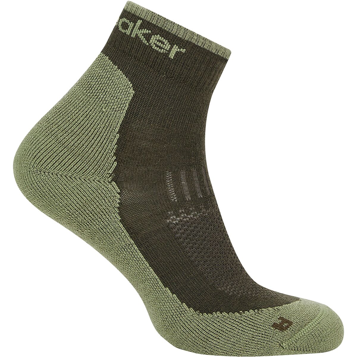 Image of Icebreaker Merino Hike+ Light Mini Sock - Men's Dk Loden/Lichen, S