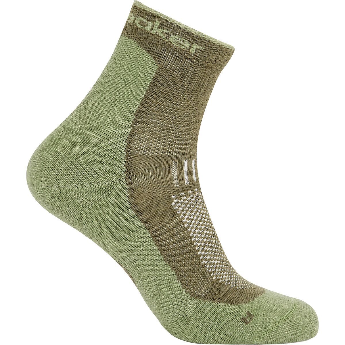 Image of Icebreaker Merino Hike+ Light Mini Sock - Men's Loden/Lichen, M
