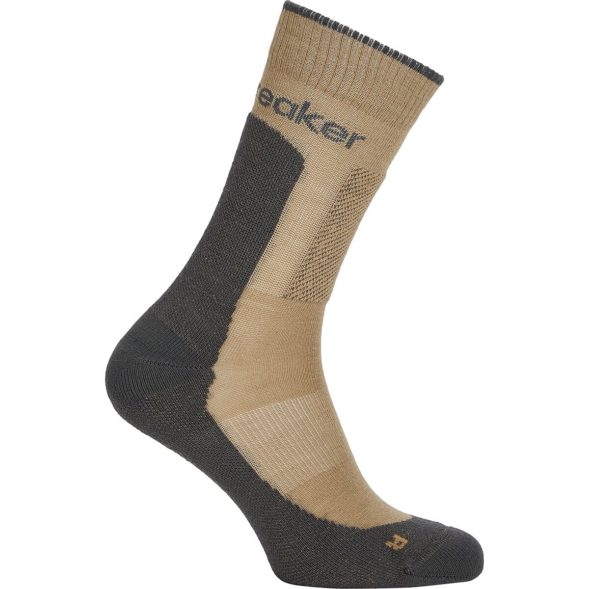 Image of Icebreaker Merino Hike+ Medium Crew Sock - Men's Cumin/Obsidian, S