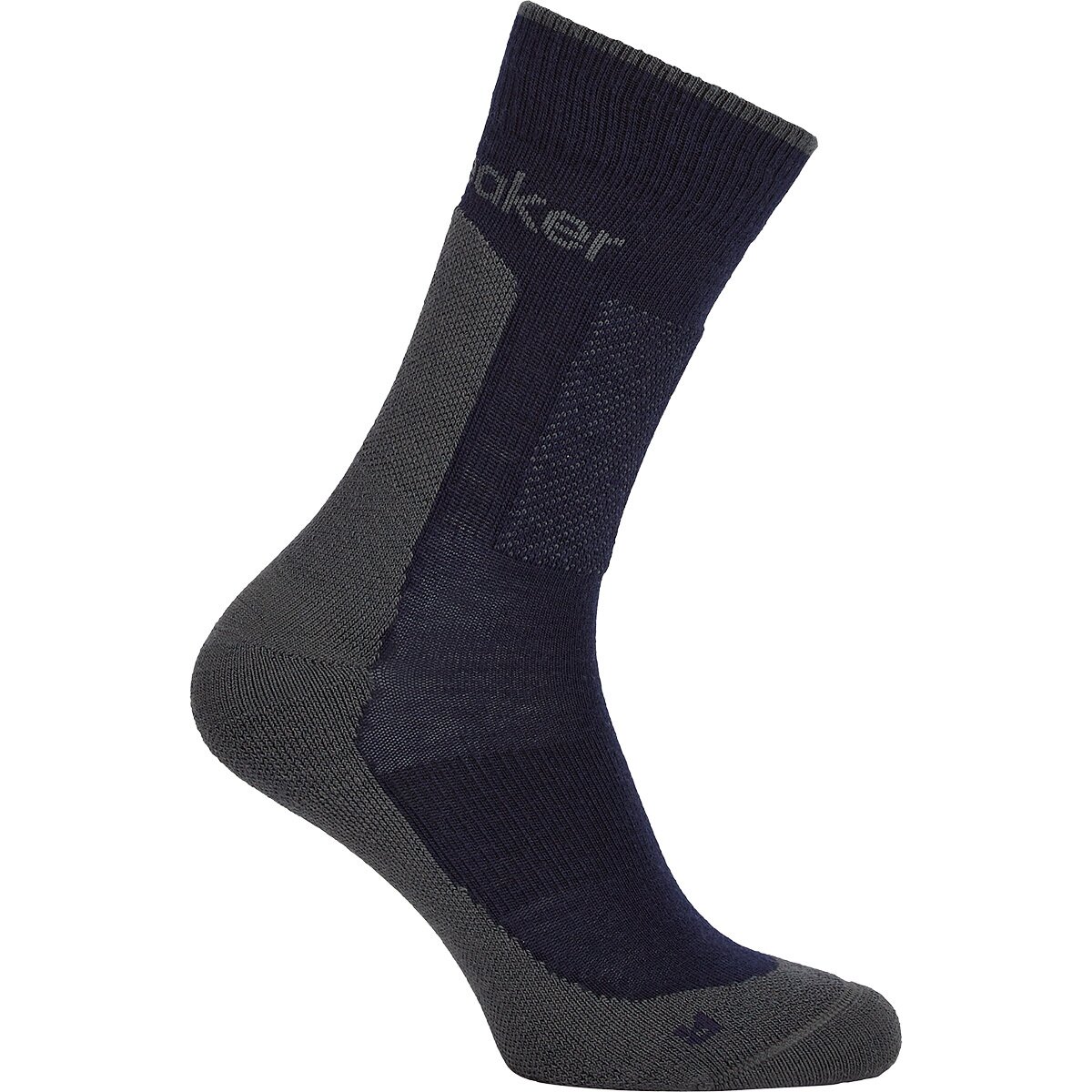 Image of Icebreaker Merino Hike+ Medium Crew Sock - Men's Midnight Navy/Obsidian, M