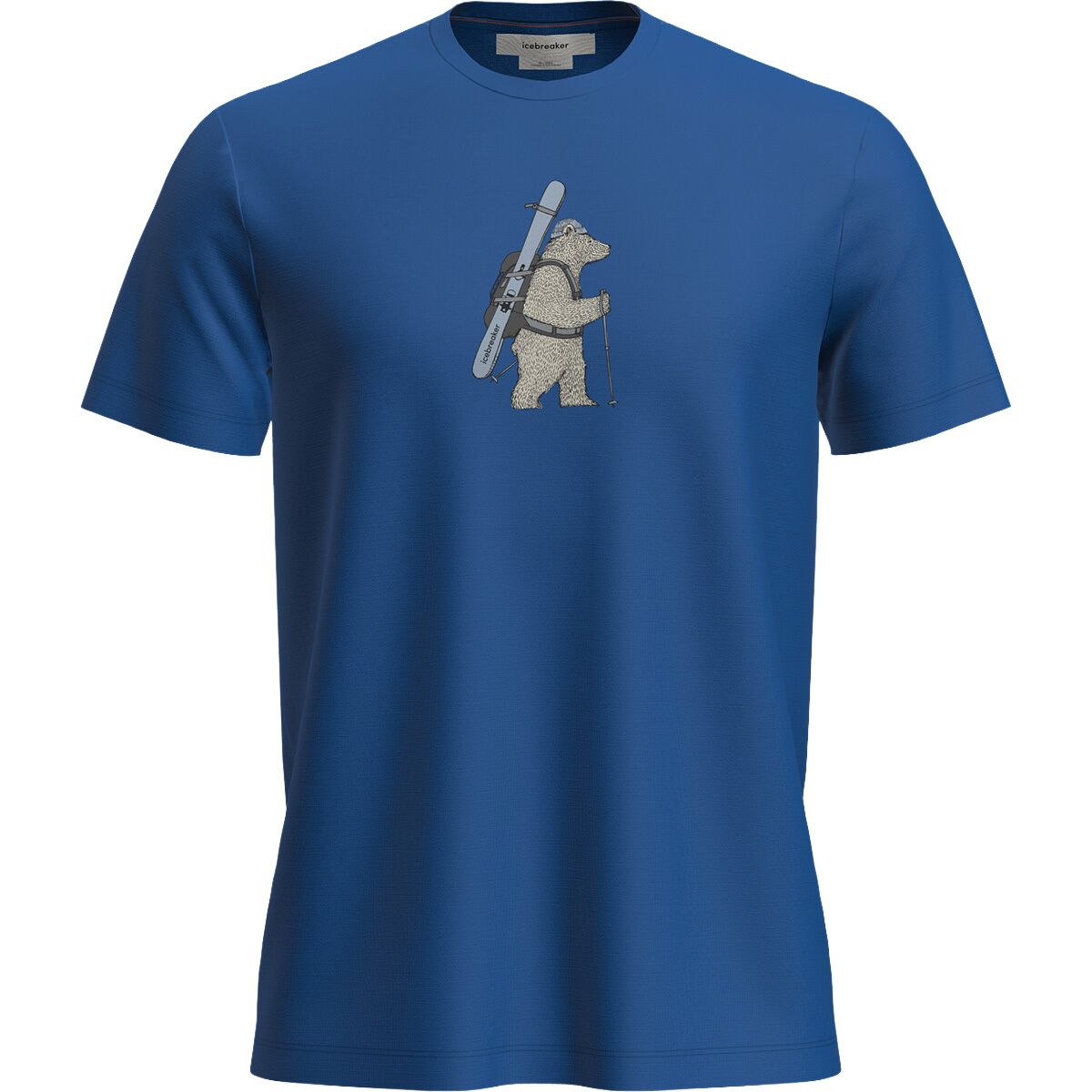 Icebreaker Icebreaker Merino 150 Tech Lite Bear Tour T-Shirt - Men's Lazurite, XXL
