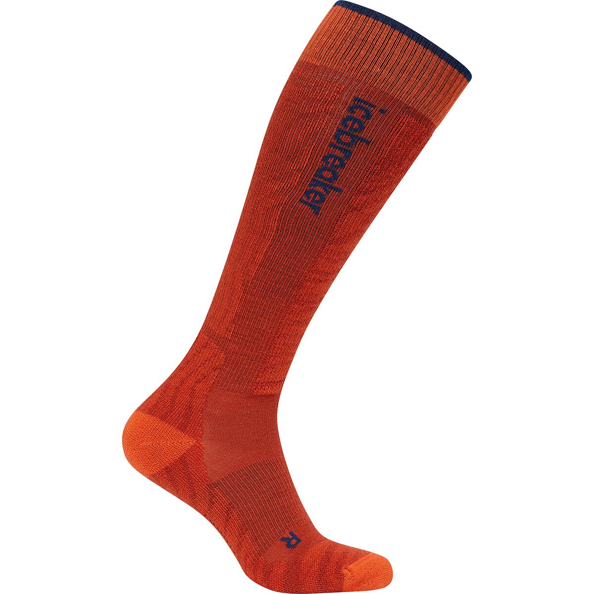 Image of Icebreaker Merino Blend Ski+ Light OTC Mountain Contour Sock Agate/Fervid/Atlantis, L