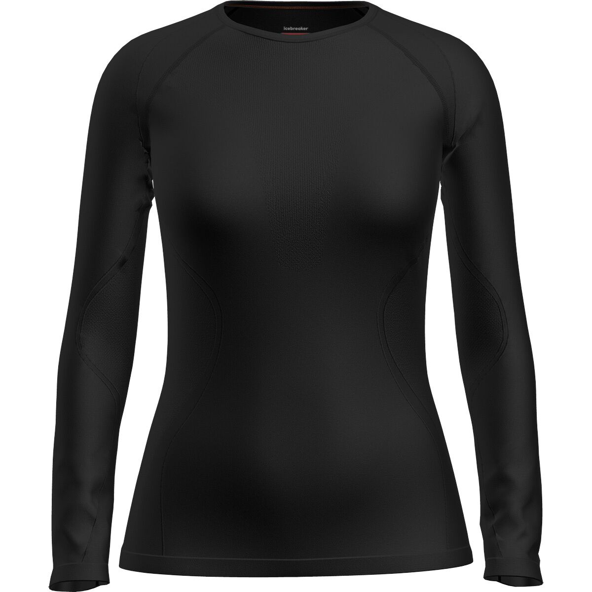 Image of Icebreaker Merino Blend 260 ZoneKnit Seamless Crewe - Women's Black, S