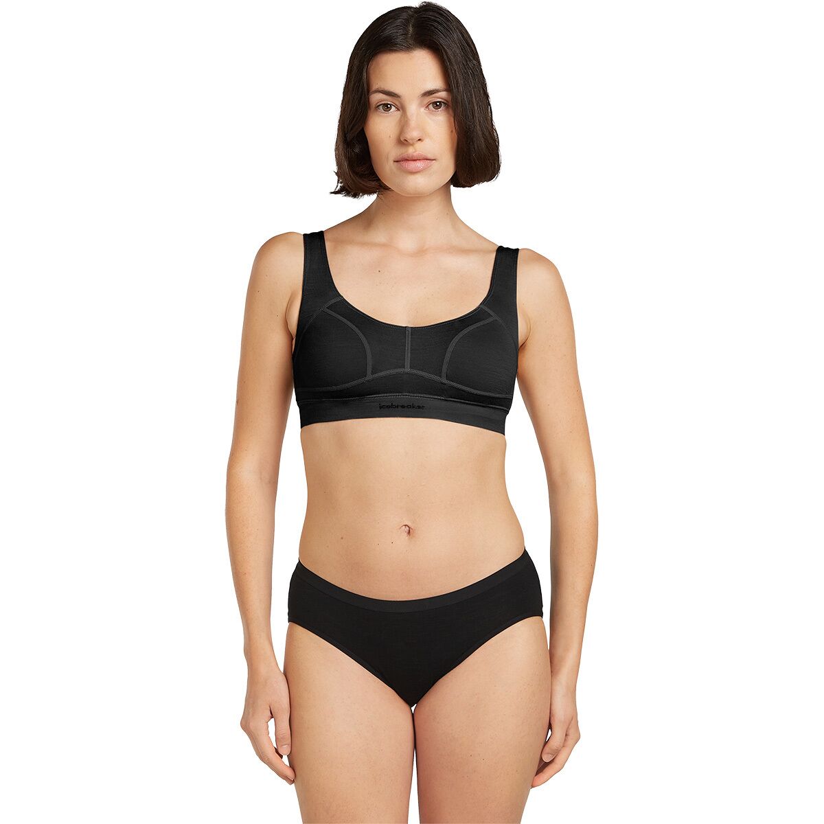 Image of Icebreaker Merino Queens Clasp Bra - Women's Black, XS