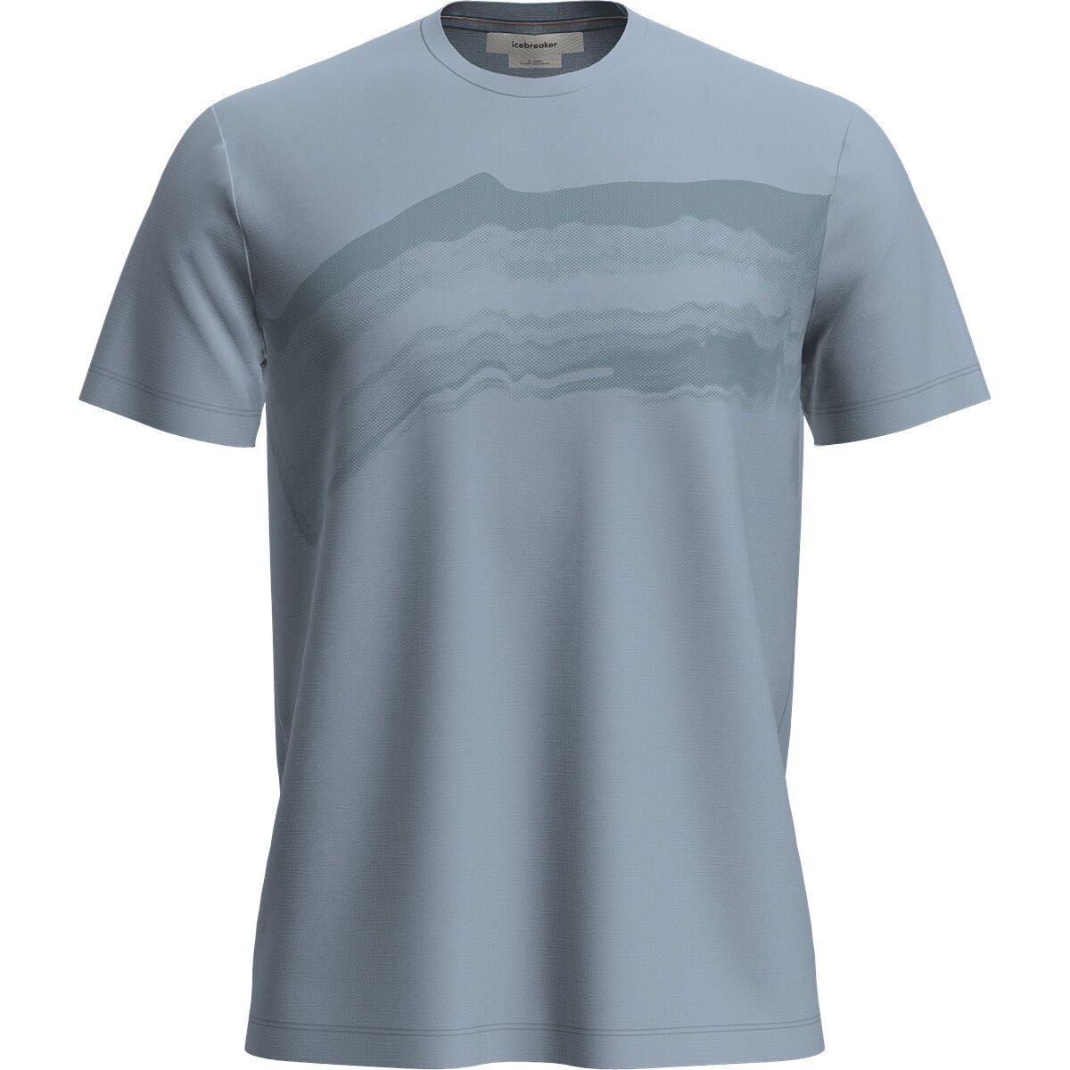 Image of Icebreaker Merino 150 Tech Lite Getaway T-Shirt - Men's Zinc Blue, L