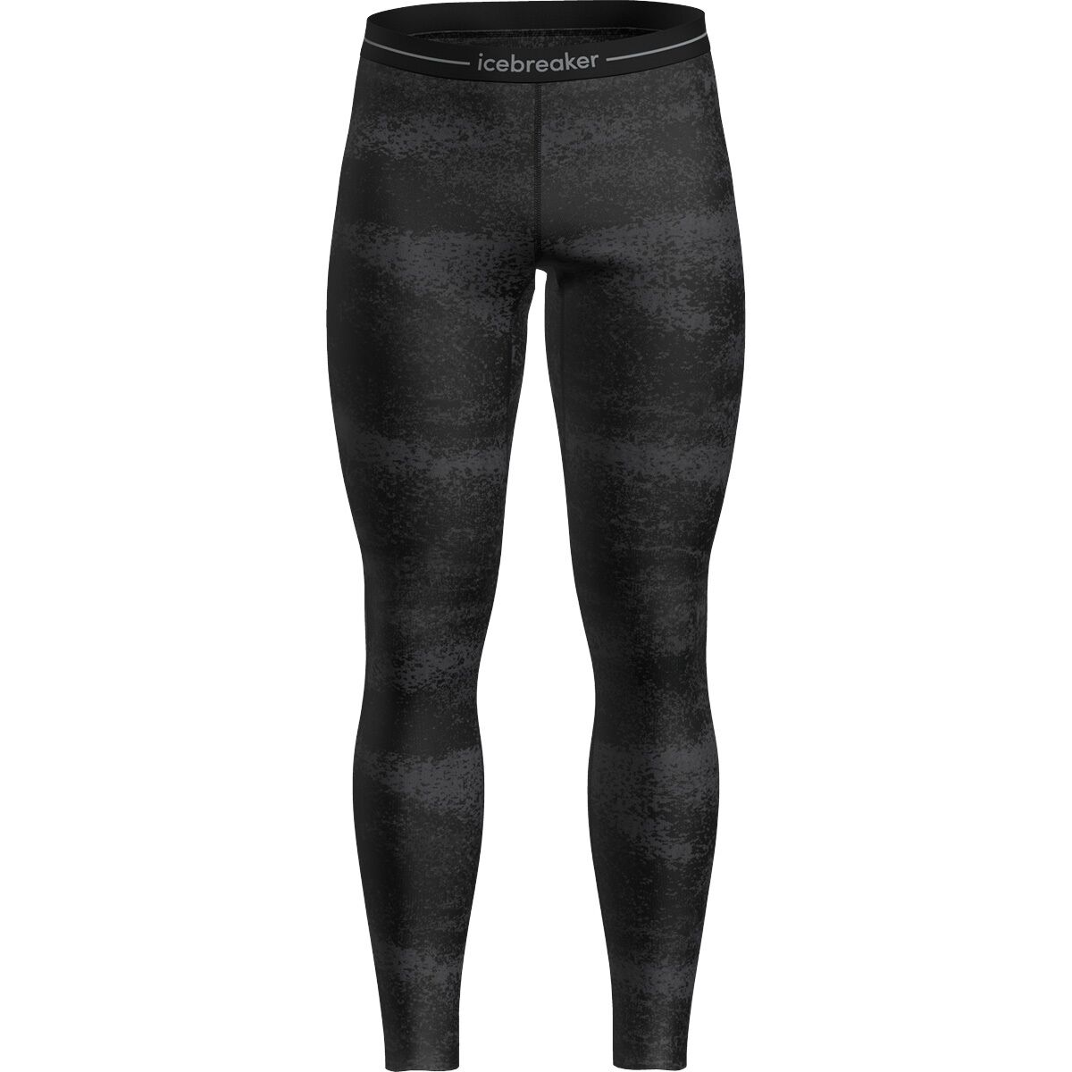 Image of Icebreaker Merino 260 Oasis Vertex Leggings Chillwave - Men's Black/Obsidian/J, S
