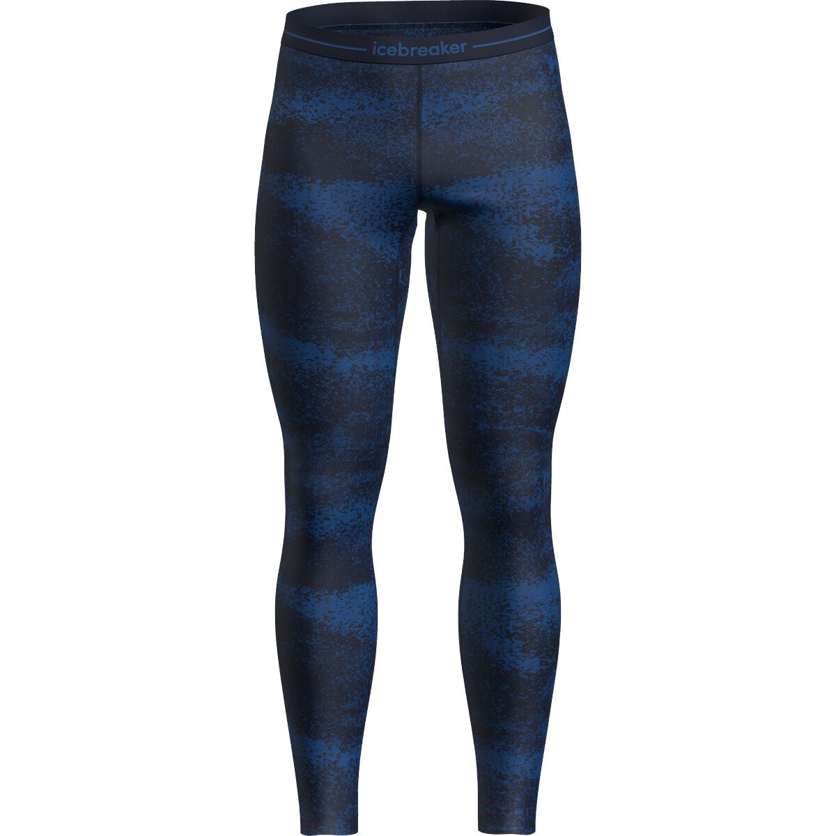 Image of Icebreaker Merino 260 Oasis Vertex Leggings Chillwave - Men's Midnight Navy/Lazurite/J, M