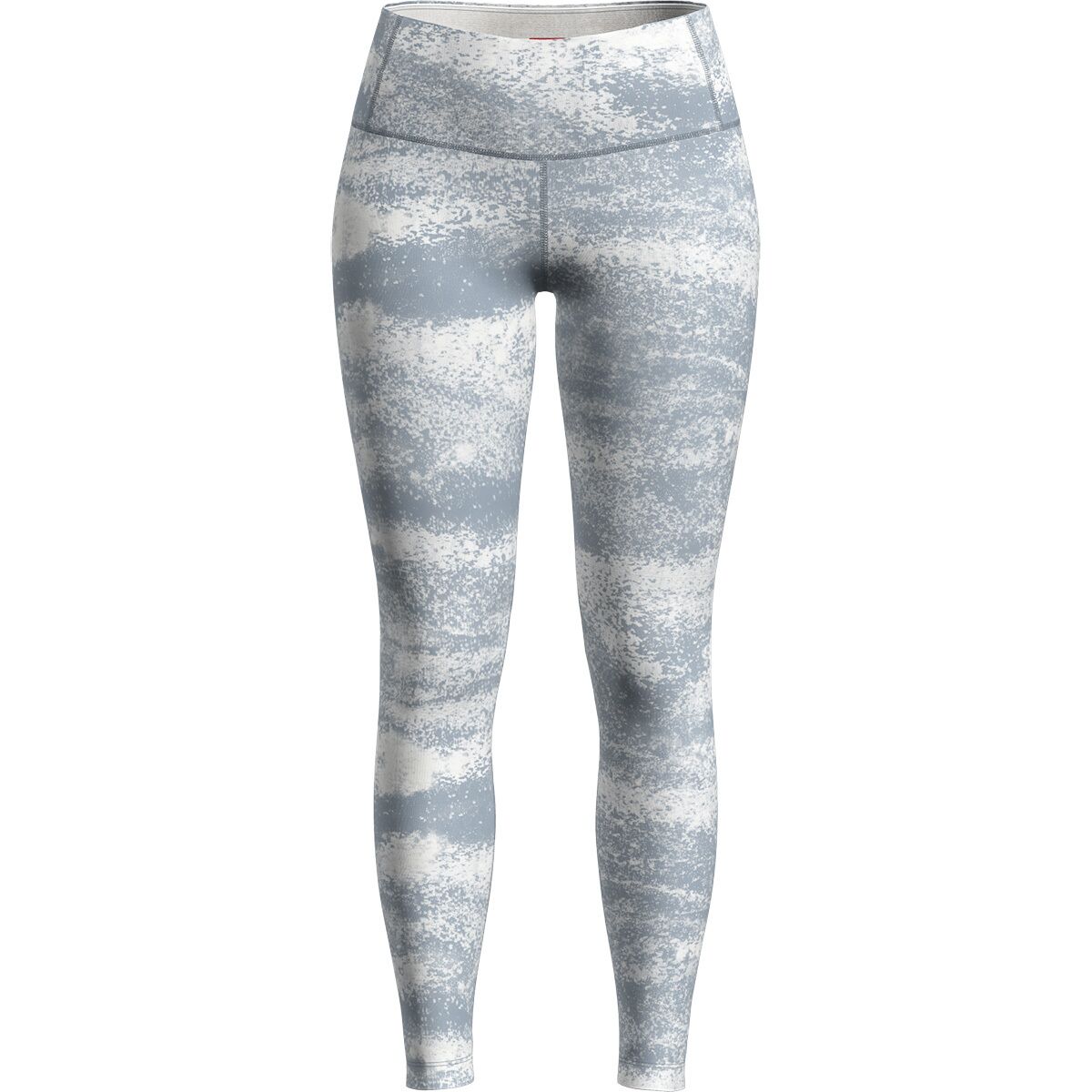 Image of Icebreaker 260 Oasis Vertex High Rise Chillwave Legging - Women's Snow/Zinc Blue/J, XS