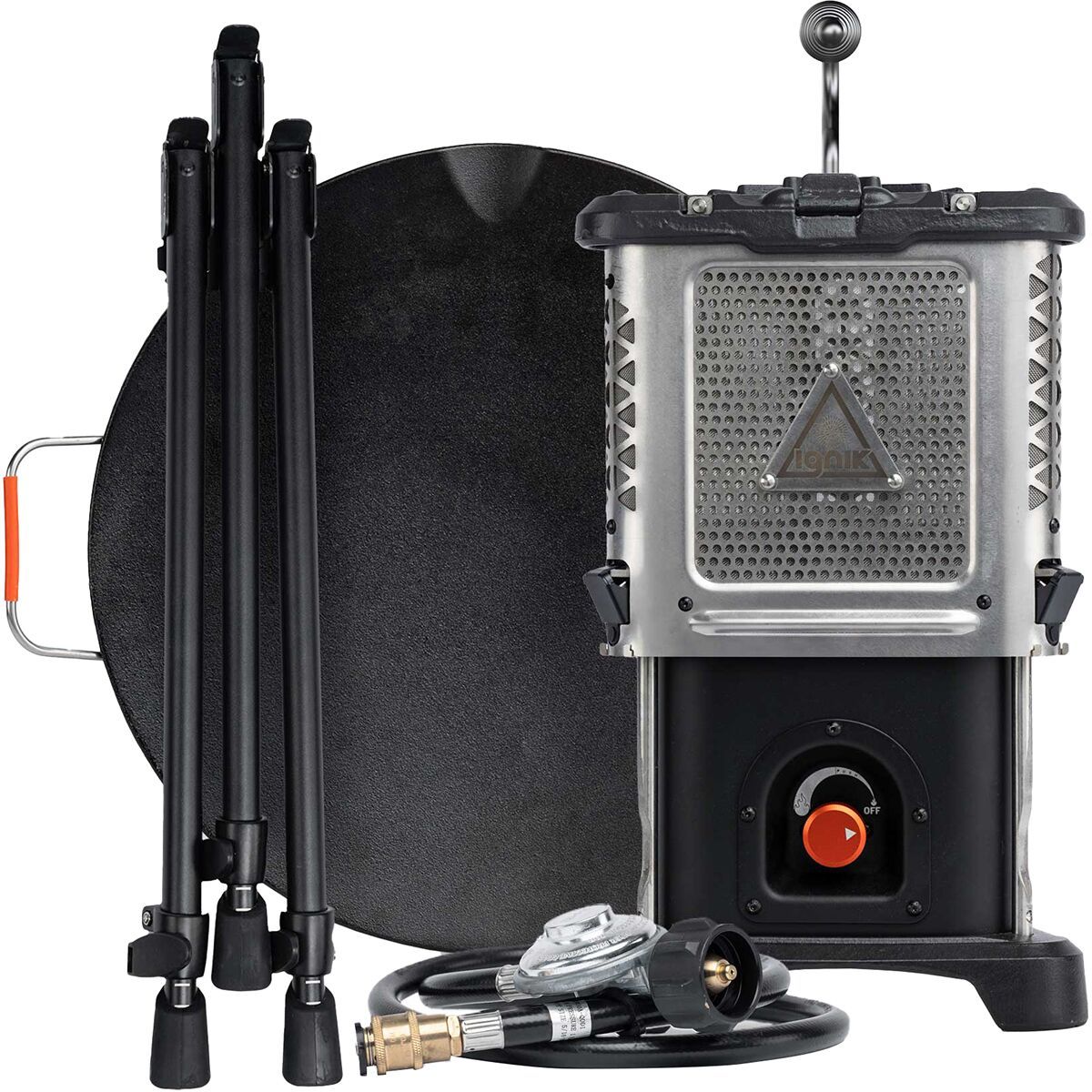Ignik Outdoors Skullet Deluxe Heater Stove Cook Set One Color