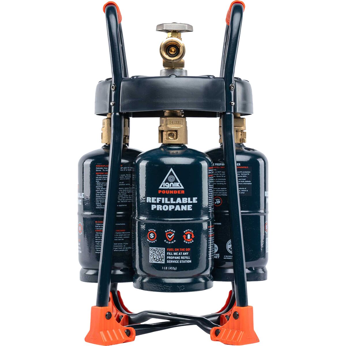Ignik Outdoors Ignik Outdoors TapRack 4 Refillable Propane System One Color, One Size