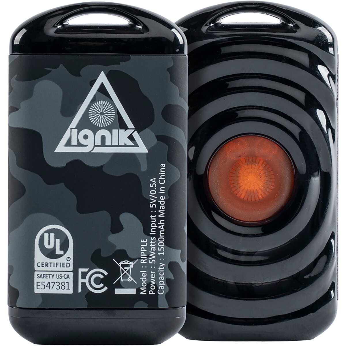 Image of Ignik Outdoors Ripple Rechargeable Hand Warmers - 2-Pack Black, One Size