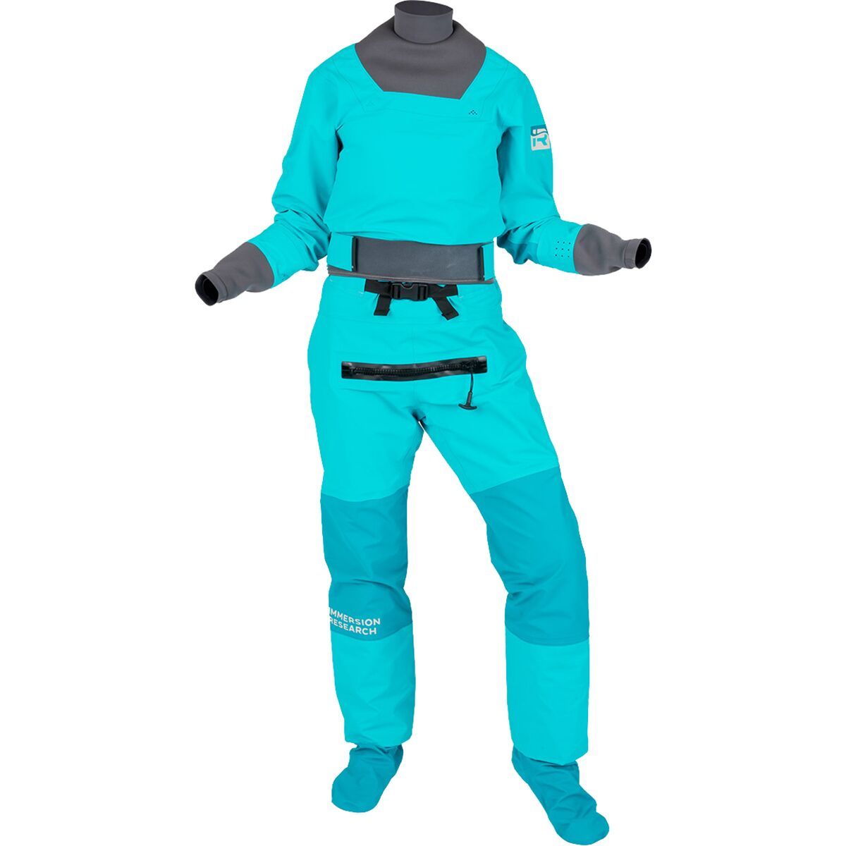 Image of Immersion Research Sahalie Dry Suit - Women's Peacock, S