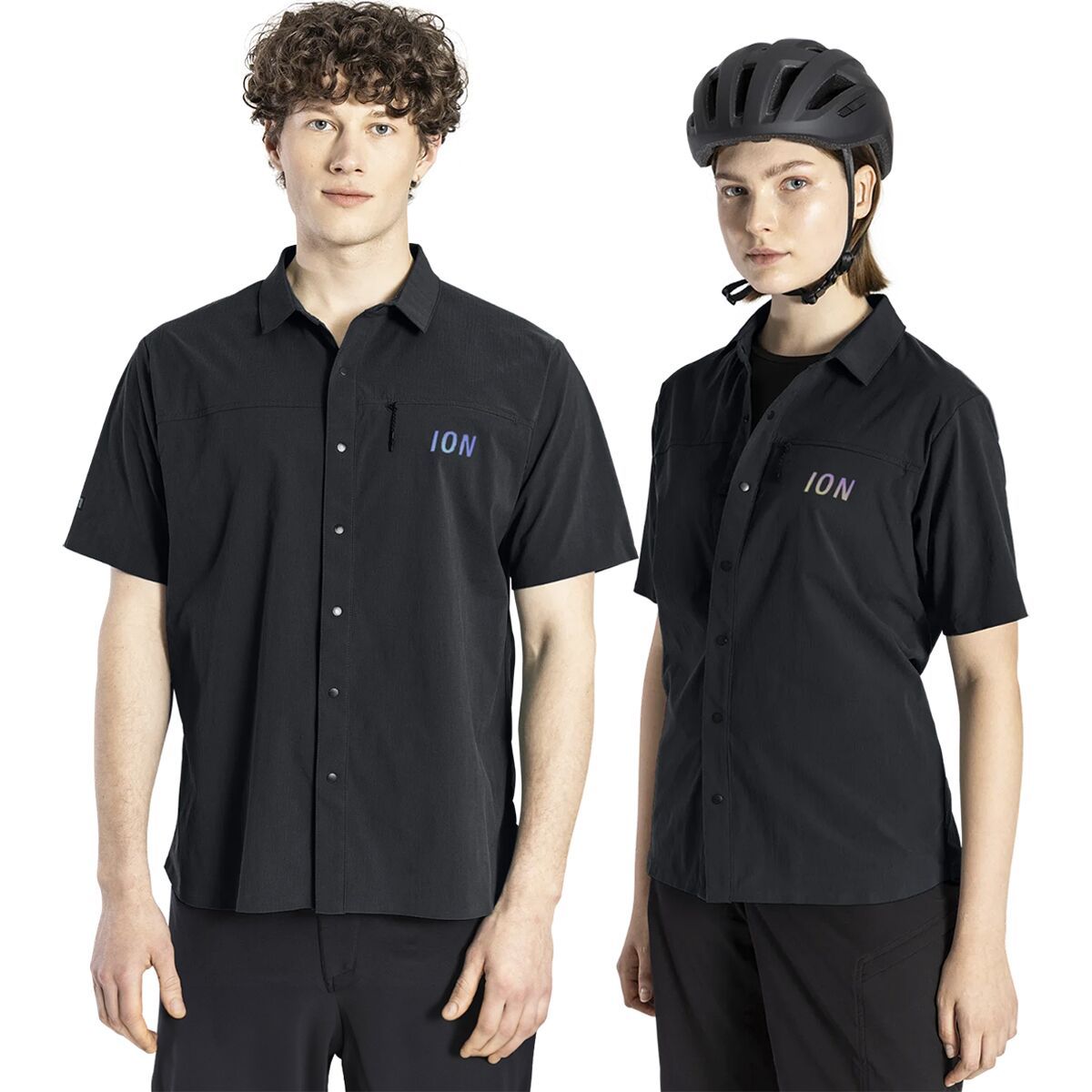 Image of ION VNTR Amp Short-Sleeve Shirt Black, S
