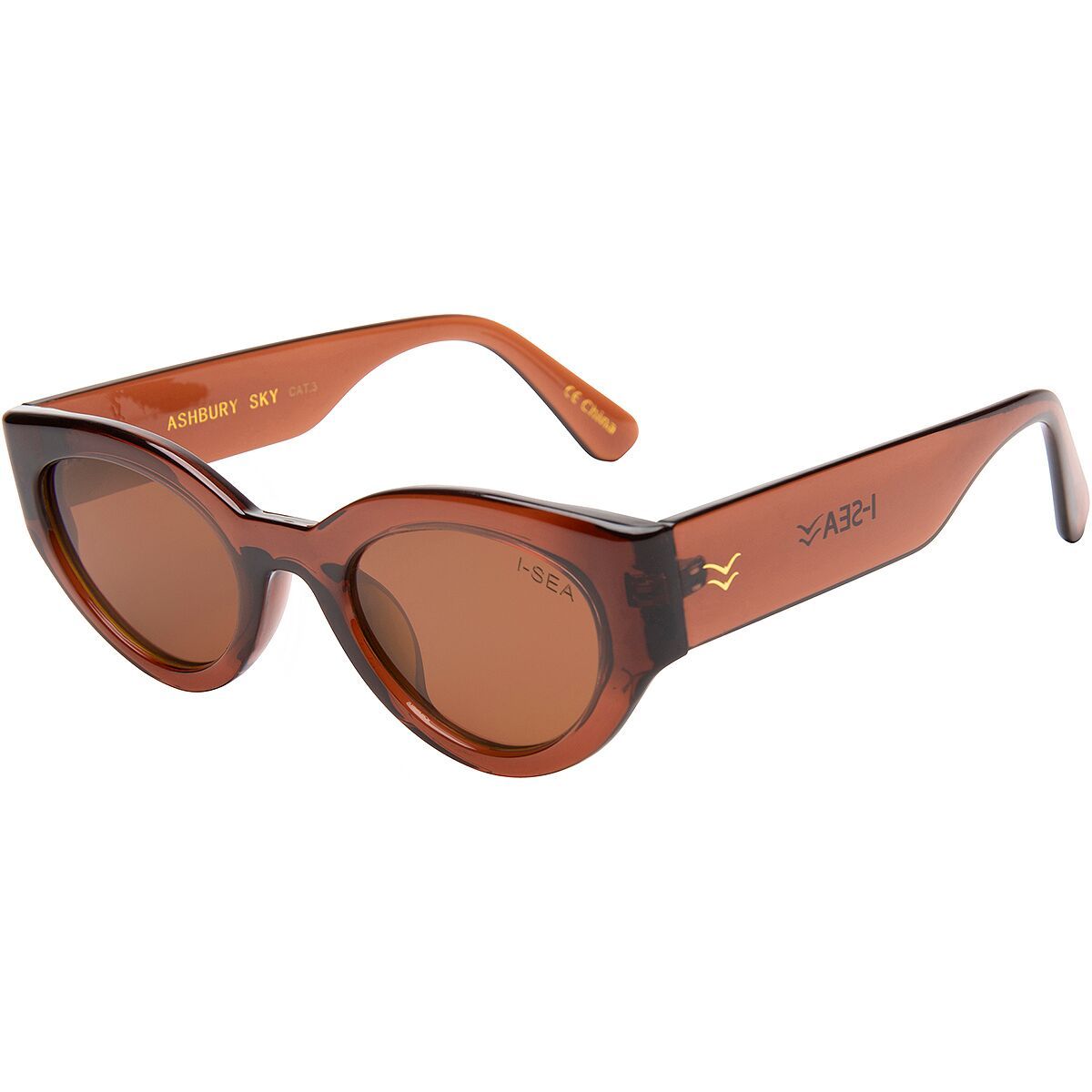 Image of I-SEA Ashbury Sky Polarized Sunglasses Taupe/Brown, One Size