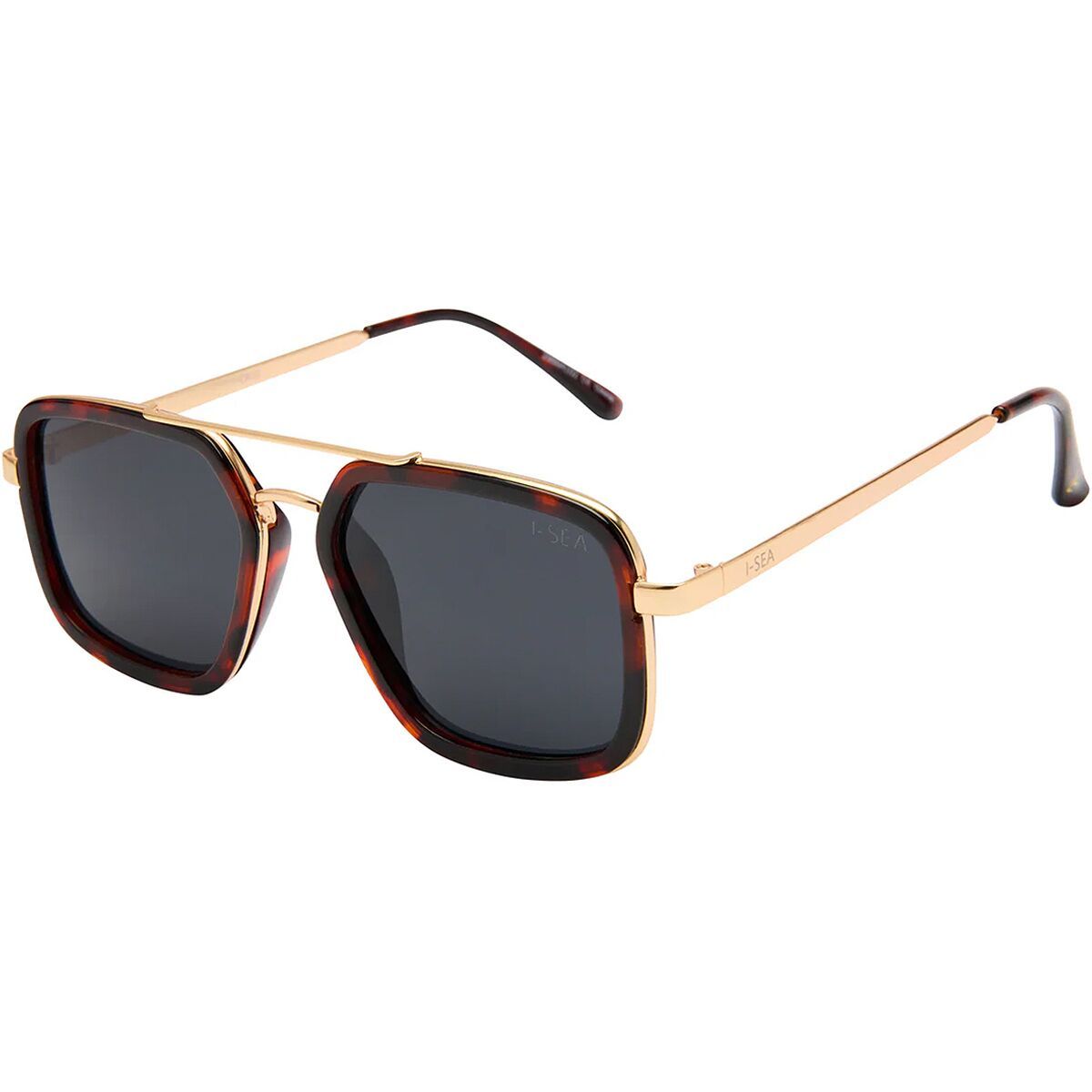 Image of I-SEA Cruz Polarized Sunglasses Tort/Smoke, One Size