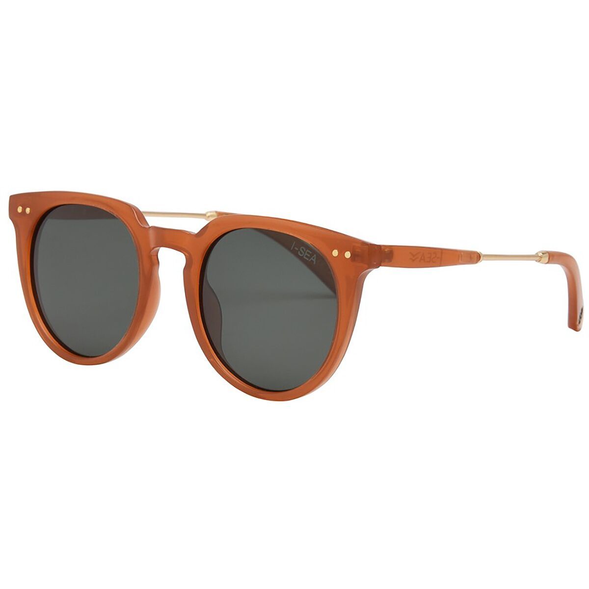 Image of I-SEA Ella Polarized Sunglasses Maple/Green, One Size