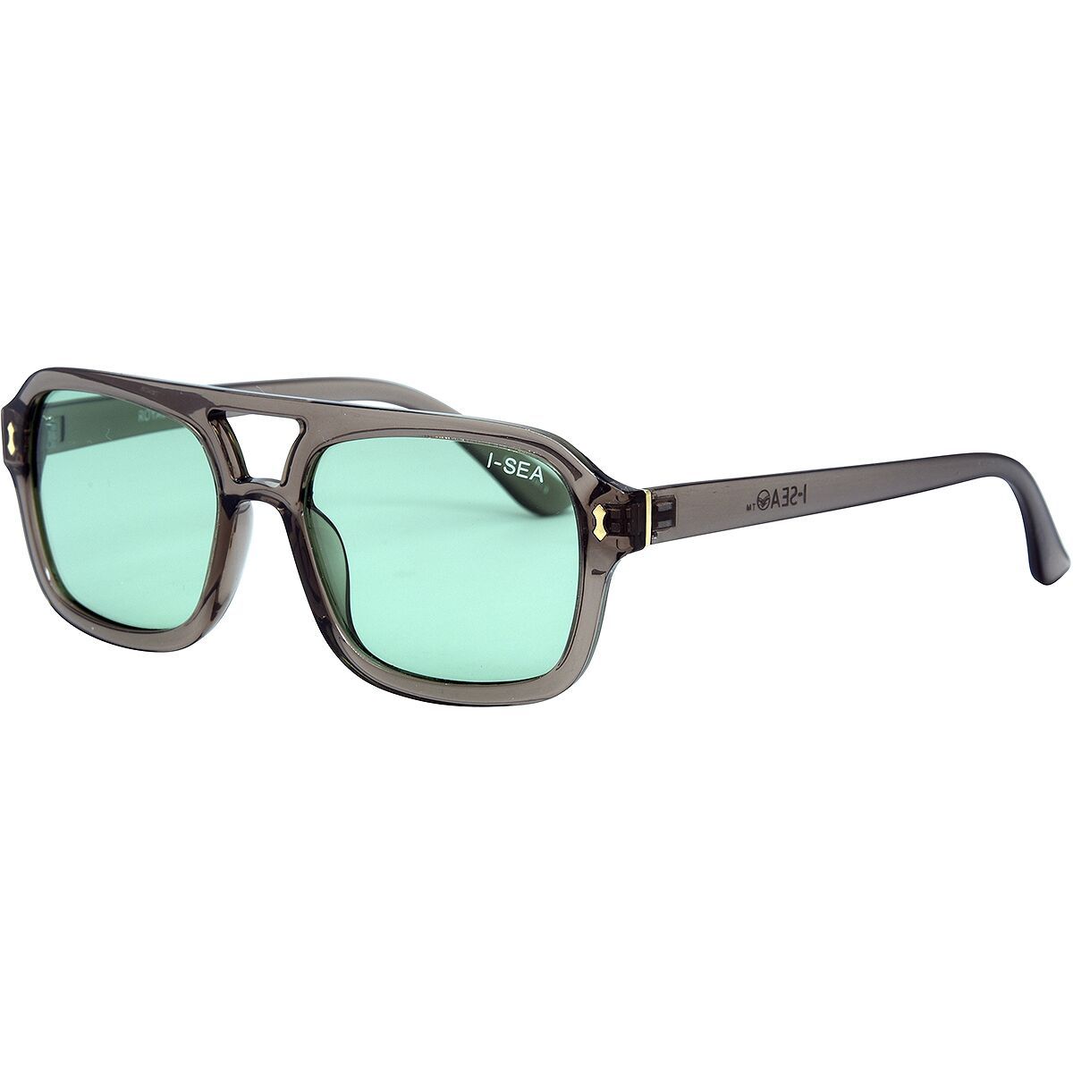 Image of I-SEA Royal Polarized Sunglasses Gray/Mint, One Size