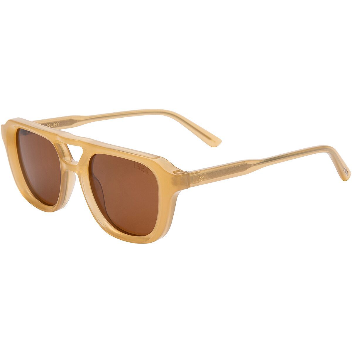 Image of I-SEA Ruby Polarized Sunglasses Lemon/Brown, One Size