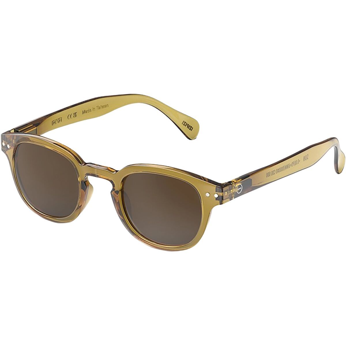 Image of Izipizi SUN #C Sunglasses Golden Green, One Size