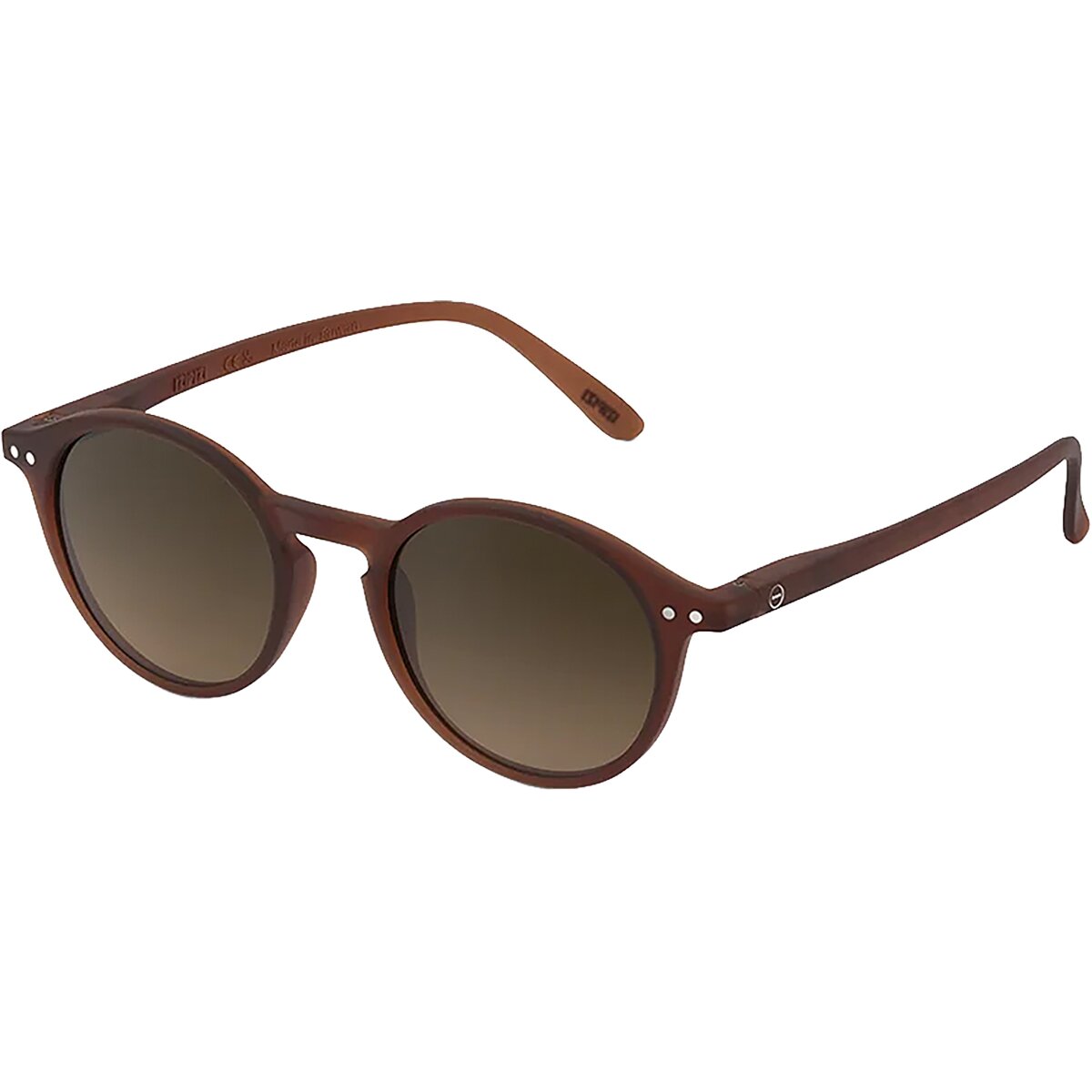 Izipizi Sun #D Sunglasses Mahogany, One Size