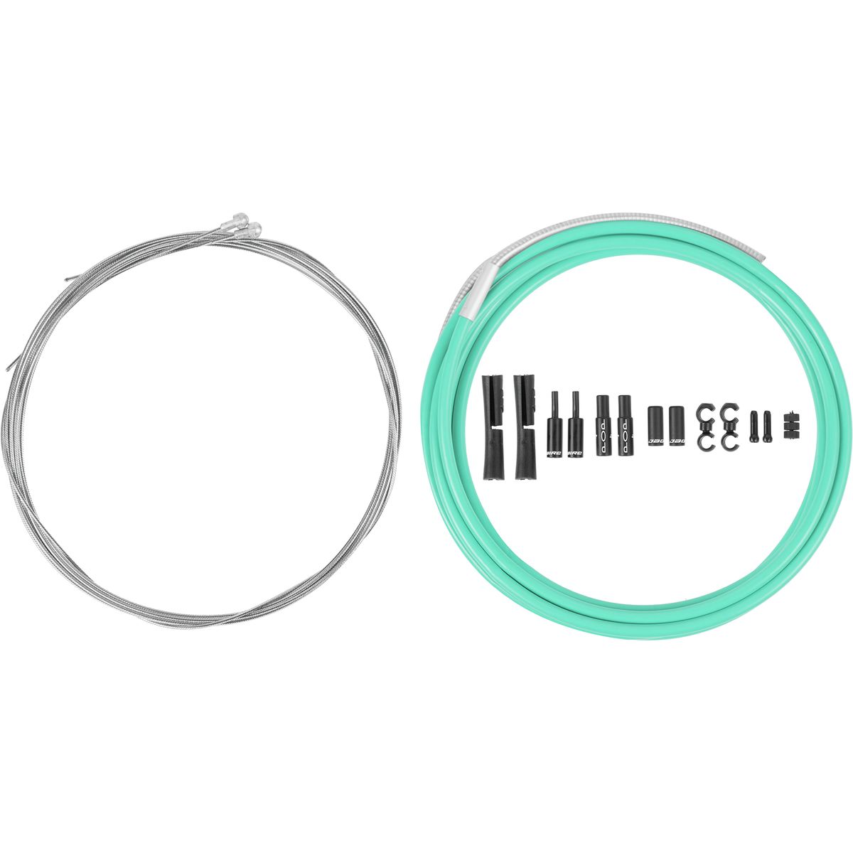 Image of Jagwire Road Pro Brake Cable Kit Bianchi Celeste, Shimano/SRAM