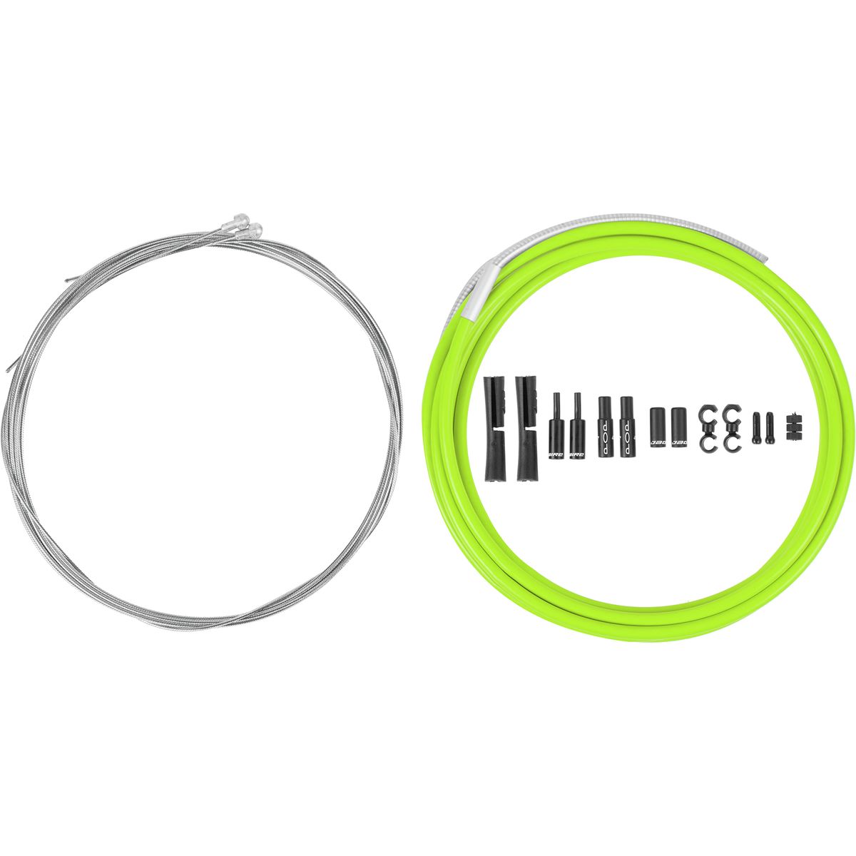 Image of Jagwire Road Pro Brake Cable Kit Organic Green, Shimano/SRAM