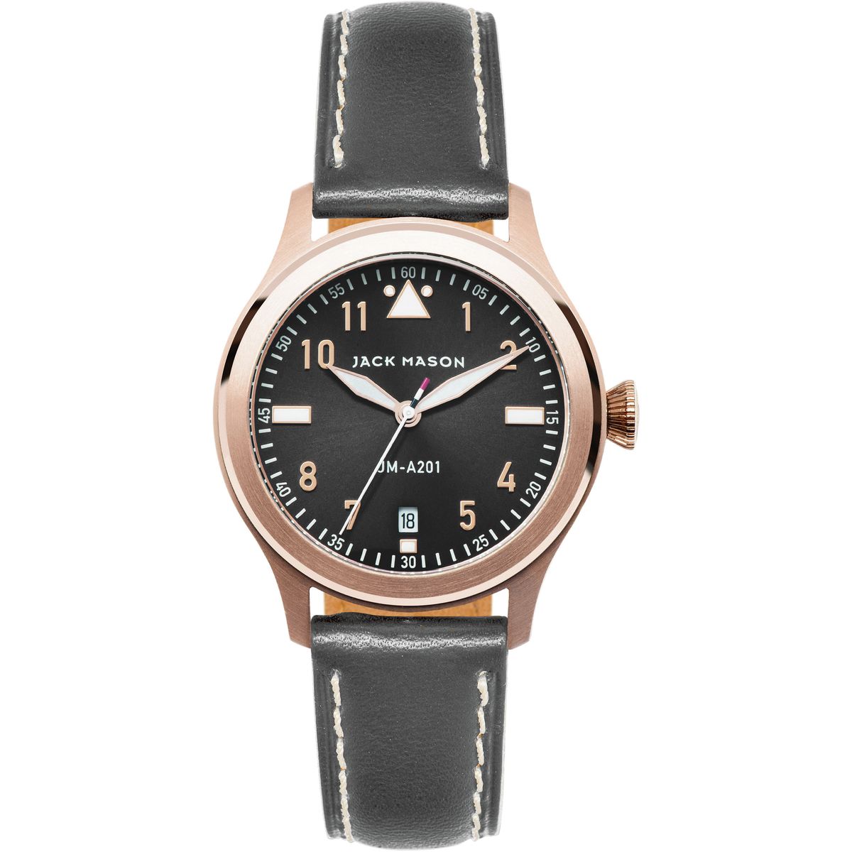 Jack Mason A201 Aviation Collection Leather Watch - Women's