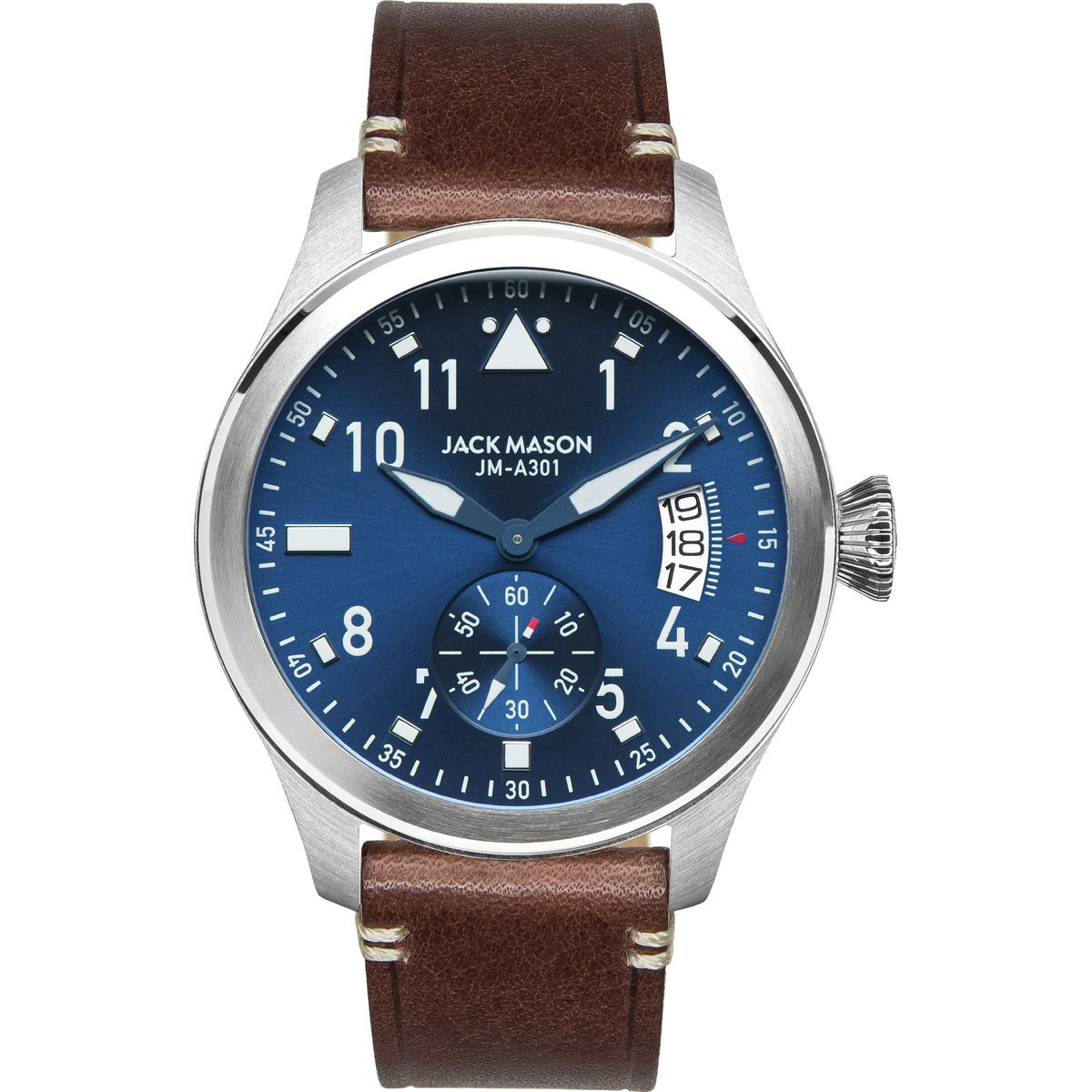 Jack Mason A301 Aviation Collection Leather Watch - Accessories