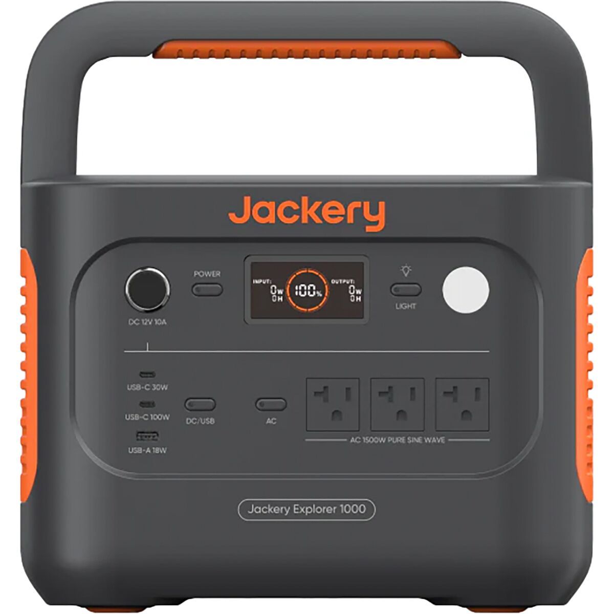 Jackery Inc Explorer 1000 Portable Power Station Orange/Black, Once Size