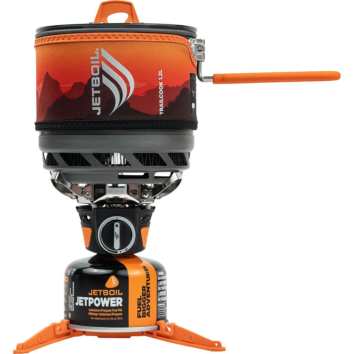 Image of Jetboil TrailCook 1.2L Backpacking Stove System Sunset, One Size