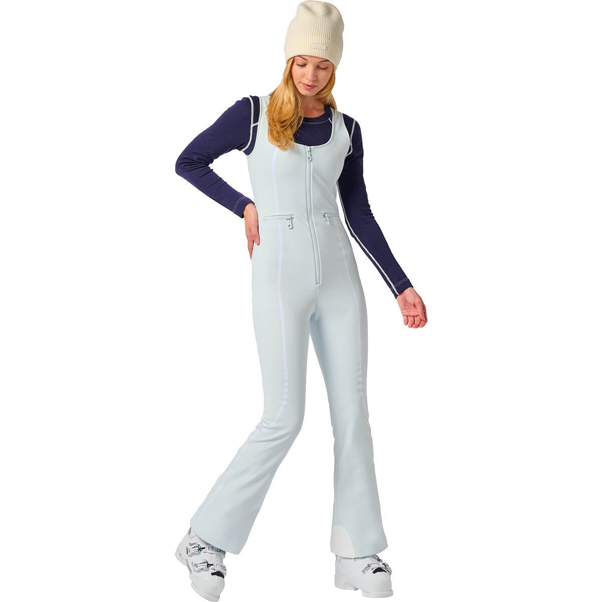 Image of Jorde Co. Reese Bib Pant - Women's Ice, M