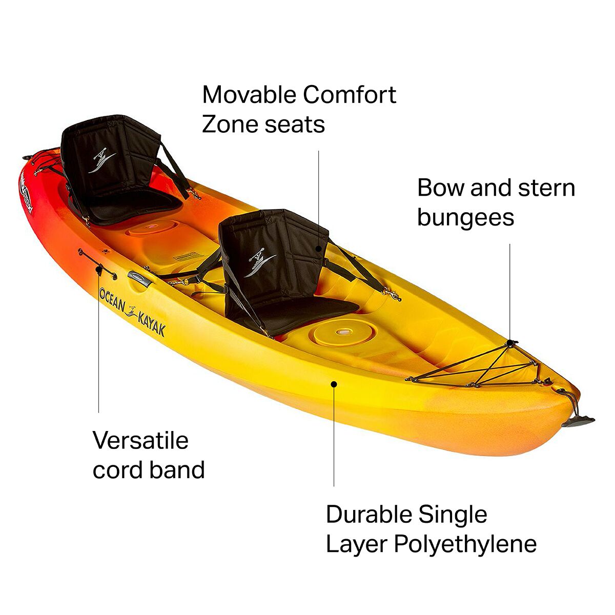 Купить Байдарка Ocean Kayak Malibu Two XL Tandem Kayak /2022 в интернет
