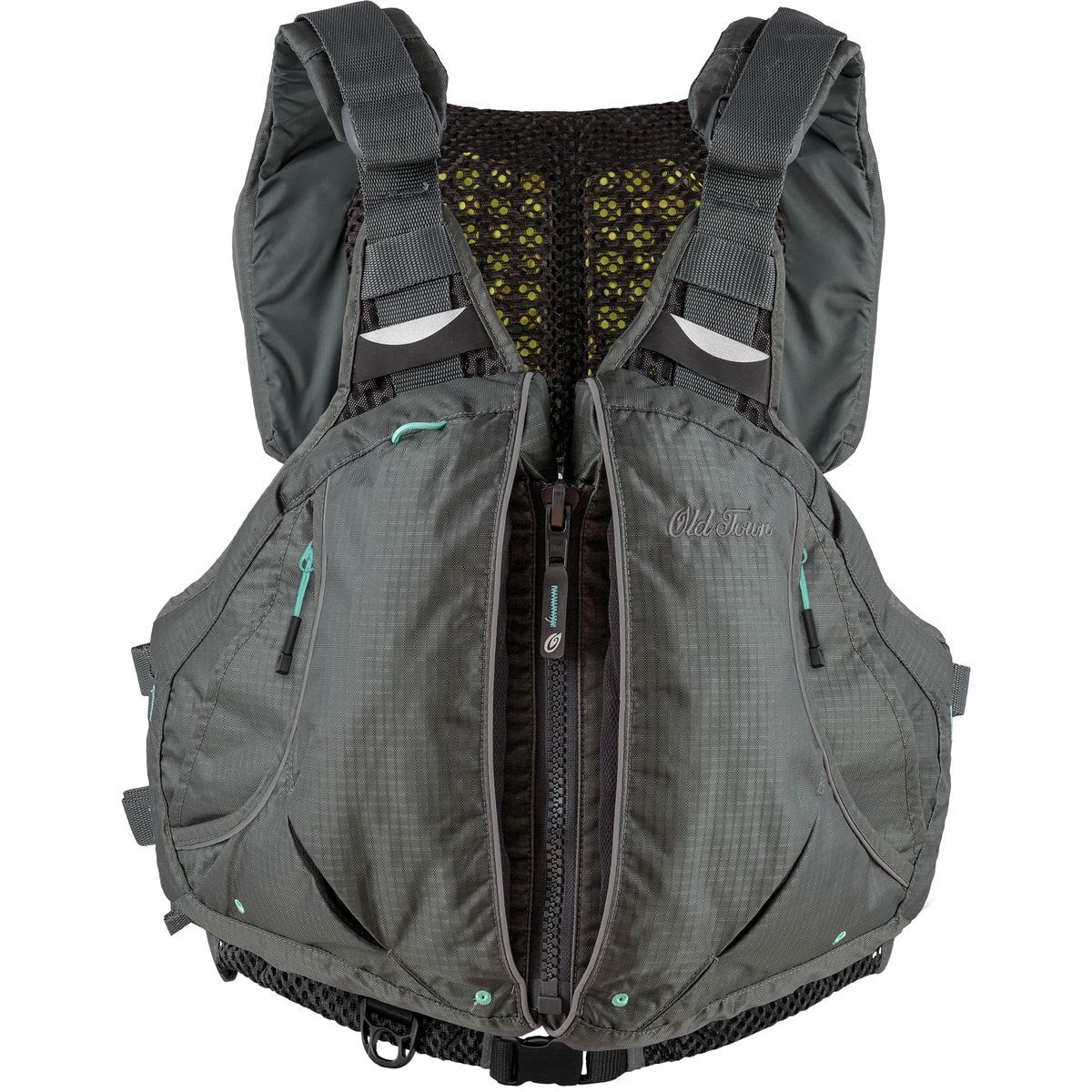 Old Town Solitude Personal Flotation Device - Women's Silver/Aqua, L/XL