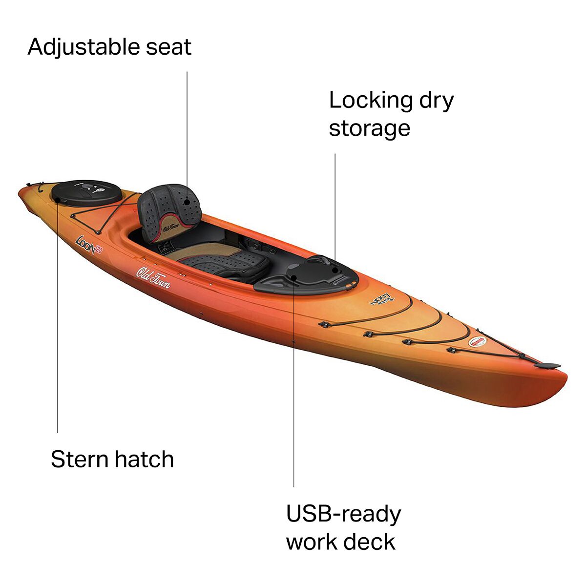 Old Town Loon 120 Recreational Kayak - 2022