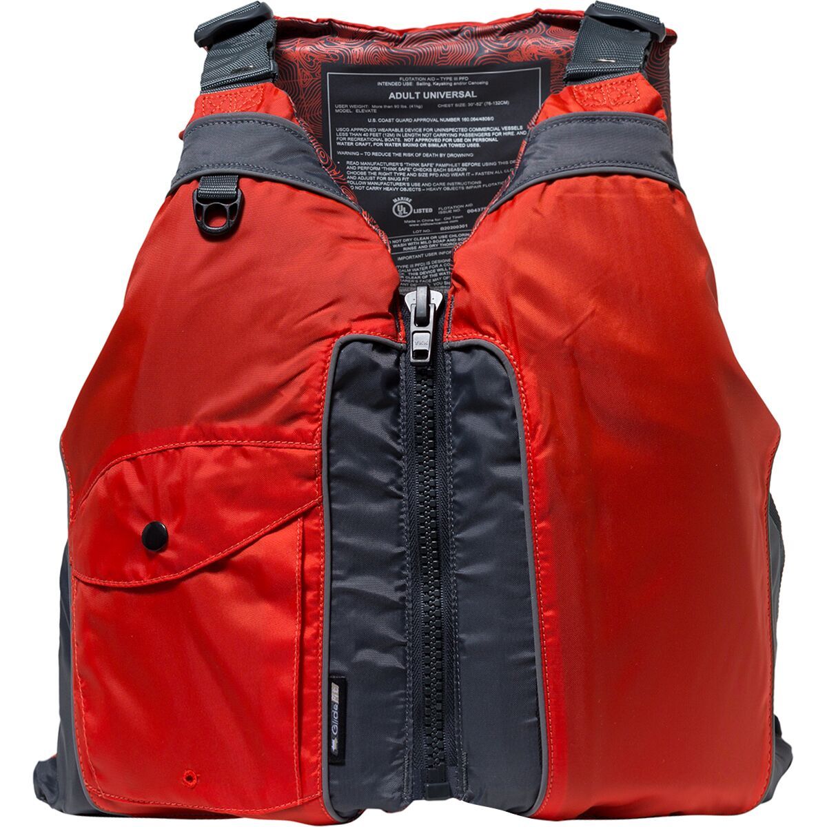 Old Town Old Town Elevate PFD Orange/Charcoal, Universal