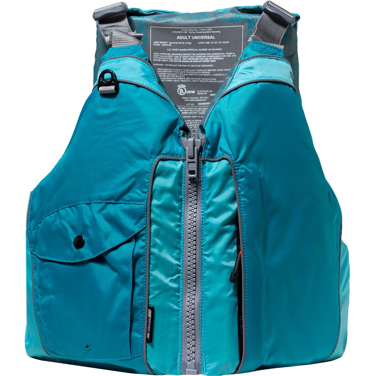 Old Town Old Town Old Town Elevate PFD Turquoise/Evergreen, Universal