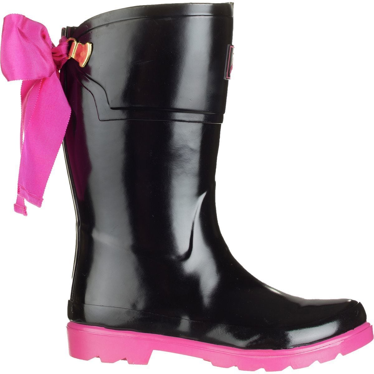 Joules Kids Jnr Bow Welly Rain Boot 