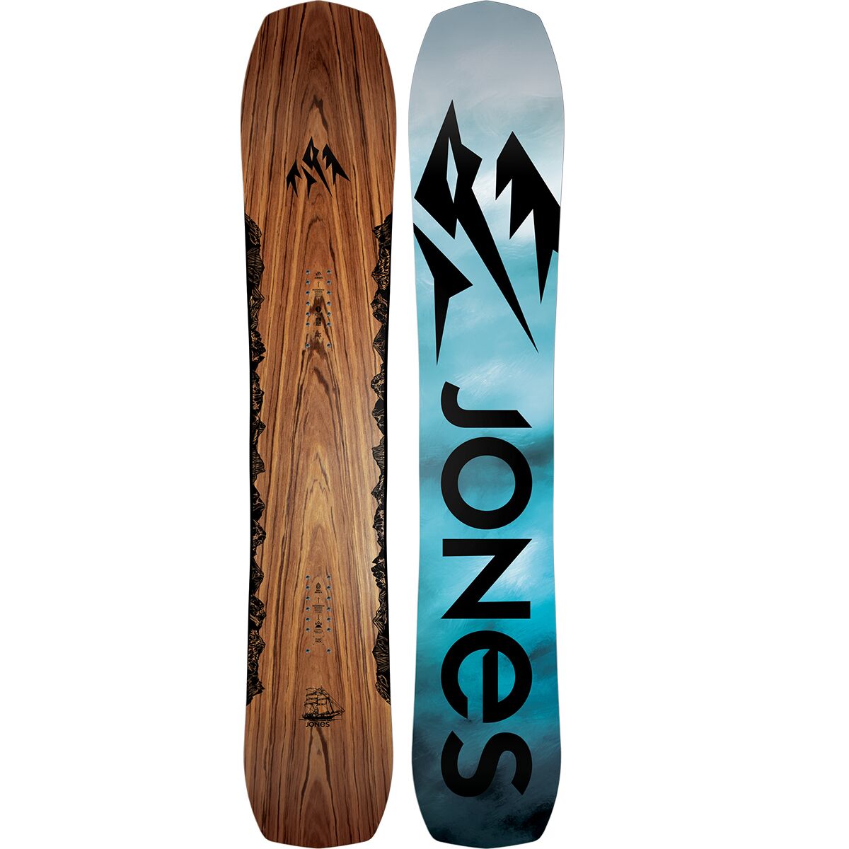Jones Snowboards Flagship Snowboard - 2024 Wood Veneer