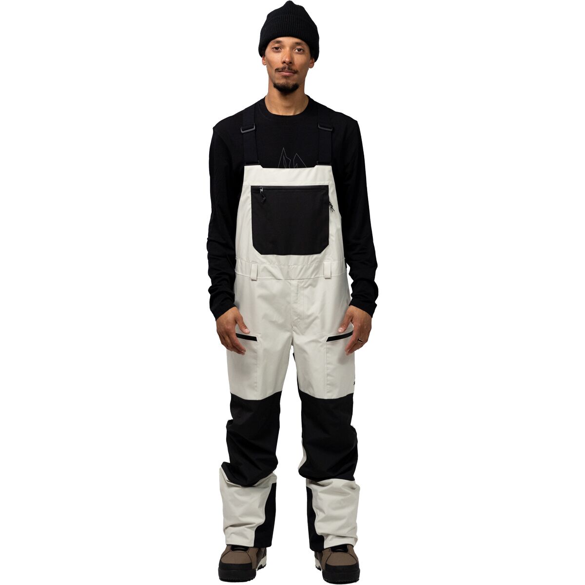 Jones Snowboards Jones Snowboards MTN Surf Recycled Bib - Men's Sierra Brown, L