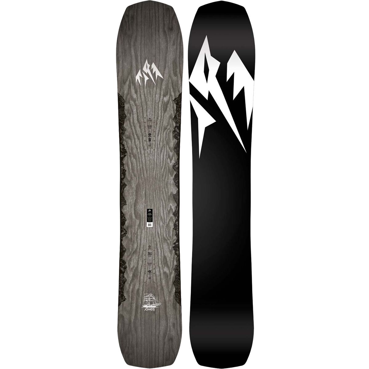 Jones Snowboards Ultra Flagship Snowboard - 2024 Wood Veneer