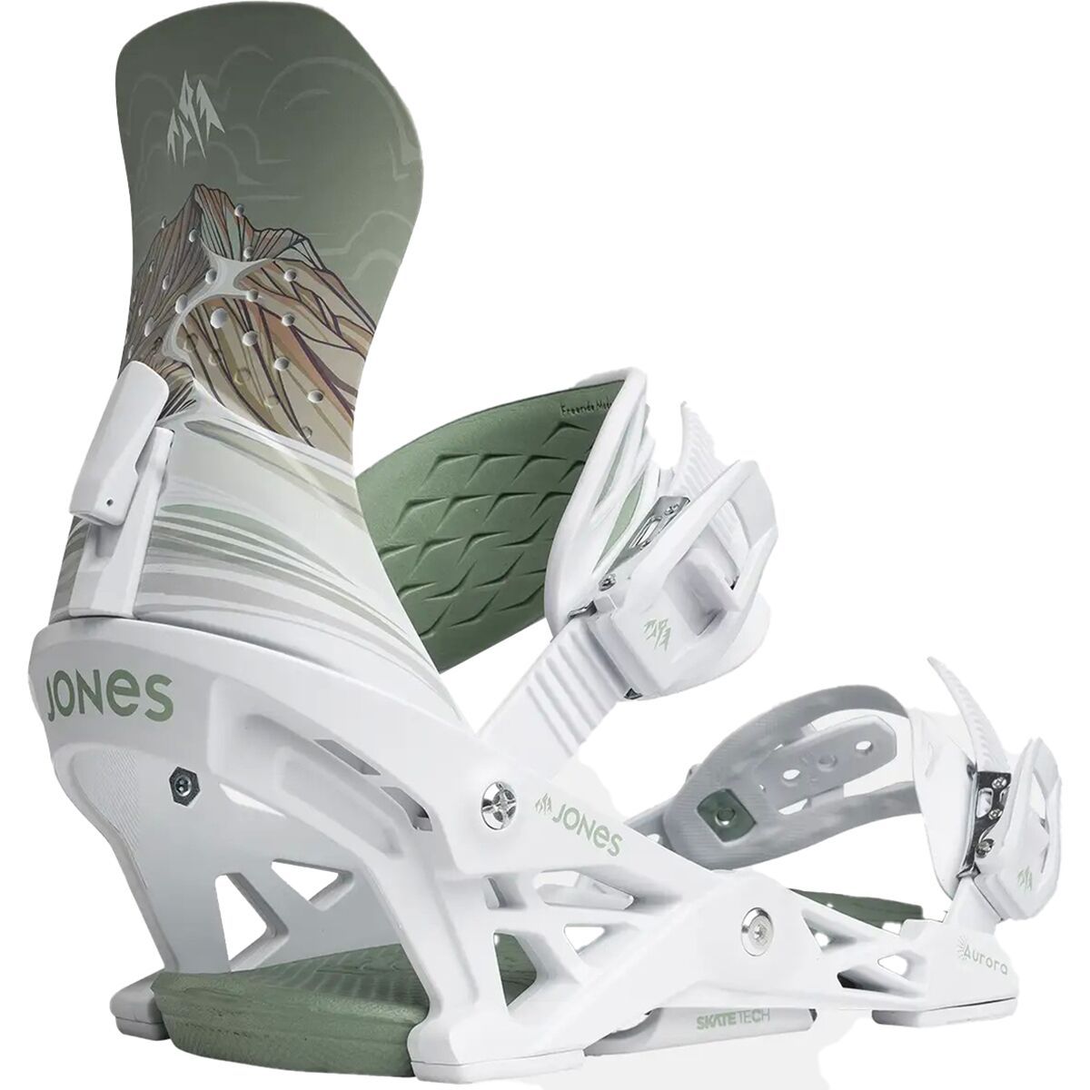 Image of Jones Snowboards Aurora Binding - 2025 - Women's White/Art, M