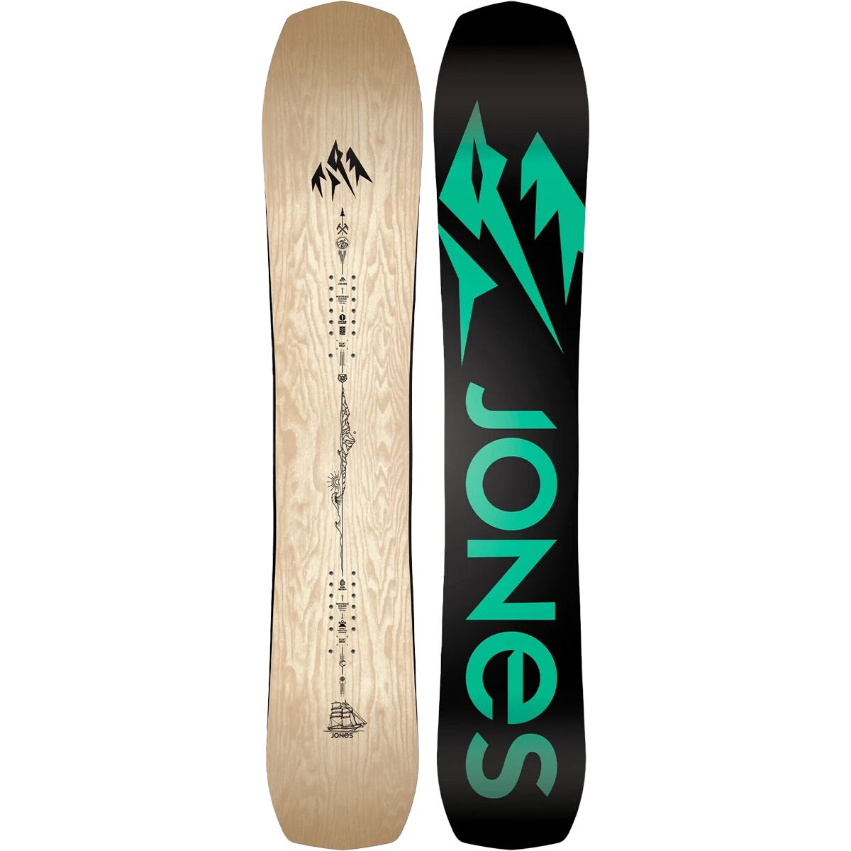Image of Jones Snowboards Flagship Snowboard - 2026 - Women's Wood Veneer, 155cm