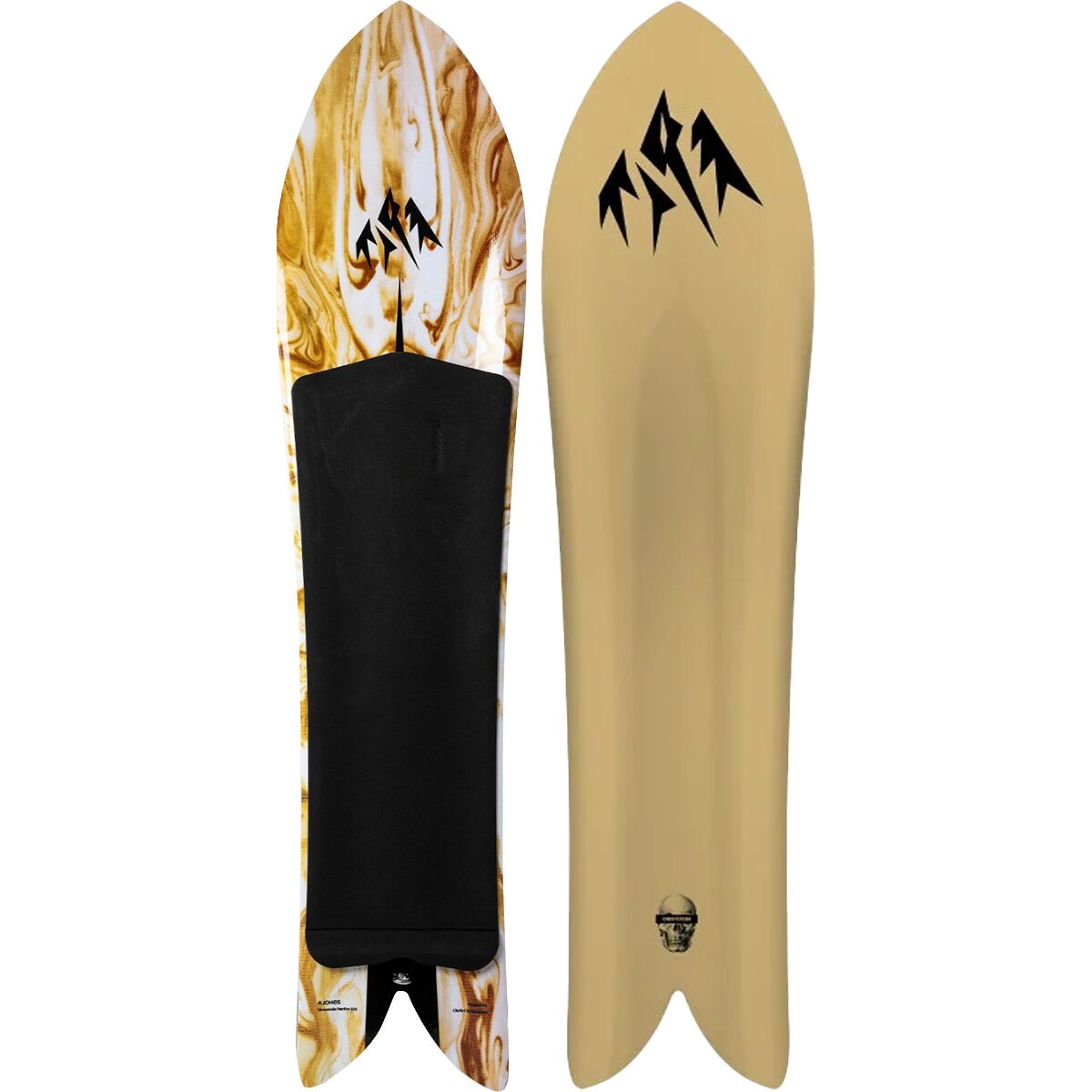 Image of Jones Snowboards Mountain Surfer Snowboard - 2026 Black, 152cm