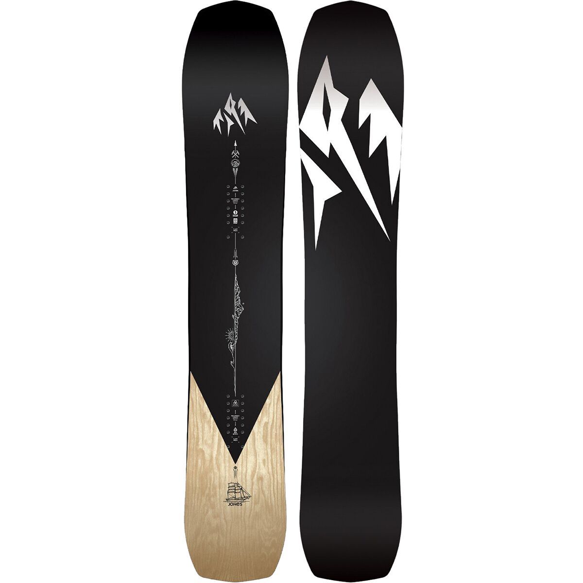 Image of Jones Snowboards Flagship Pro Snowboard - 2026 Wood Veneer, 164cm