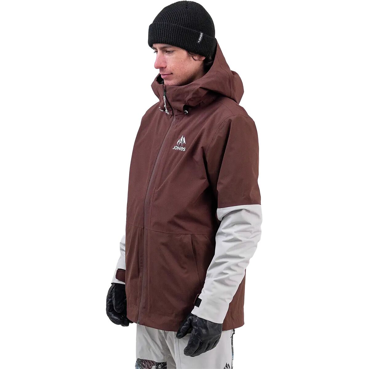 Image of Jones Snowboards Mtn Surf Recycled Jacket - Men's Coffee Brown, L