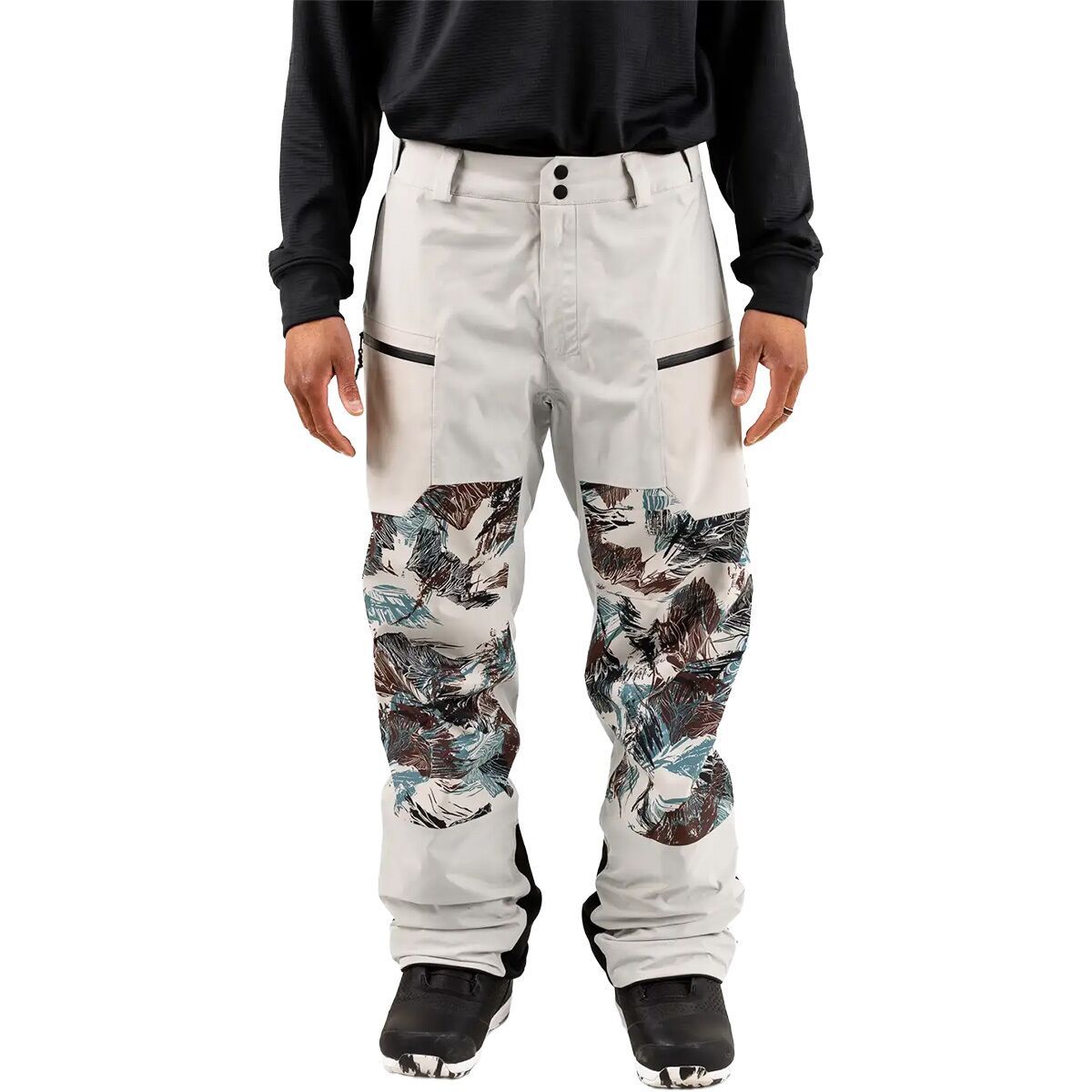 Image of Jones Snowboards Mtn Surf Recycled Pant - Men's Smoke Gray, L