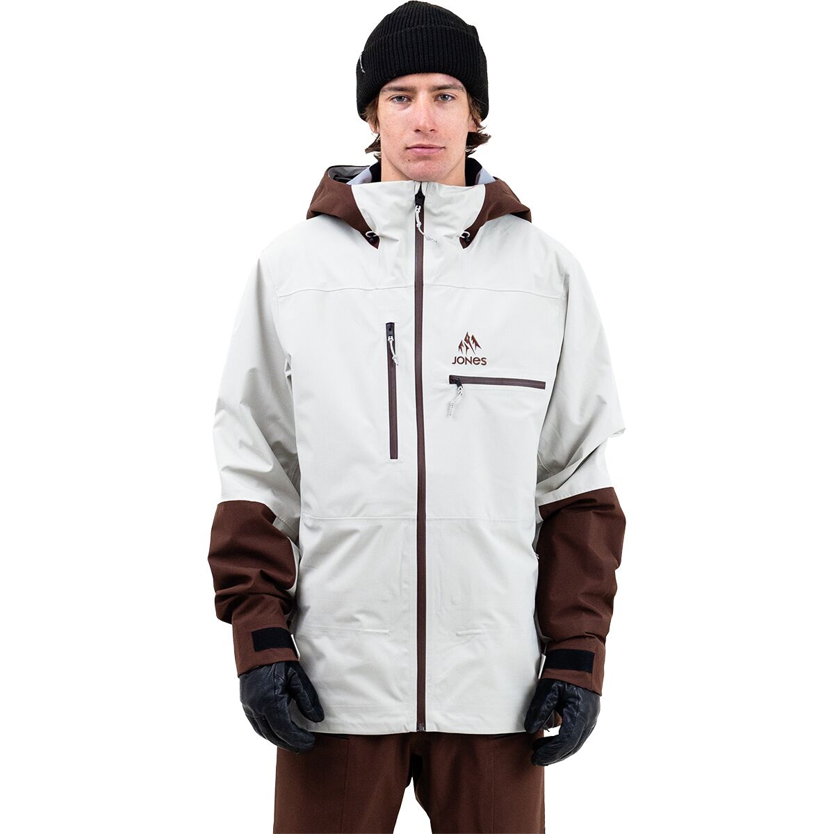 Image of Jones Snowboards Shralpinist Stretch Recycled Jacket - Men's Smoke Gray, M