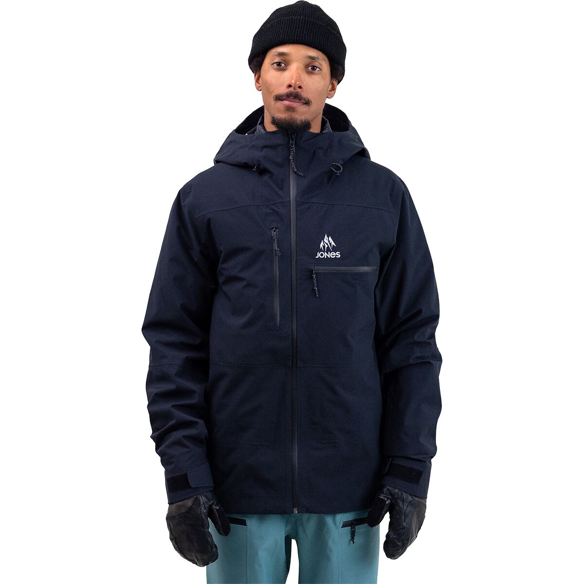 Image of Jones Snowboards Shralpinist Stretch Recycled Jacket - Men's Stealth Black, S