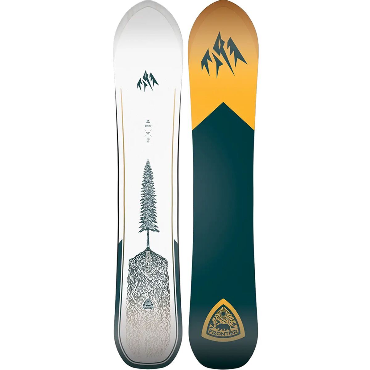 Image of Jones Snowboards Frontier 2.0 Snowboard - 2026 White, 153cm