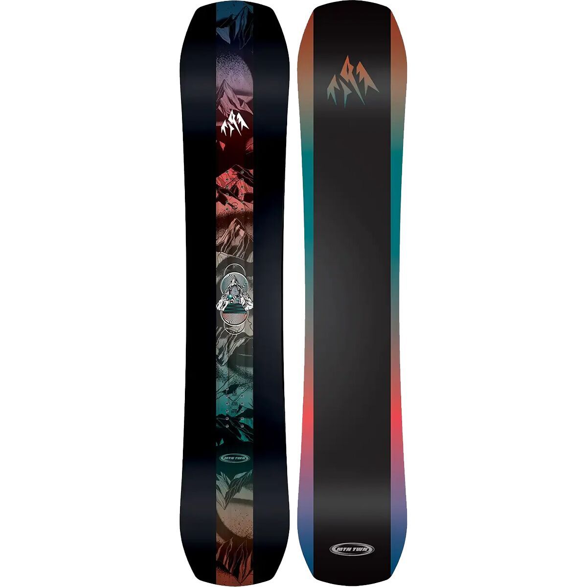 Image of Jones Snowboards Mountain Twin Snowboard - 2026 Black, 157cm